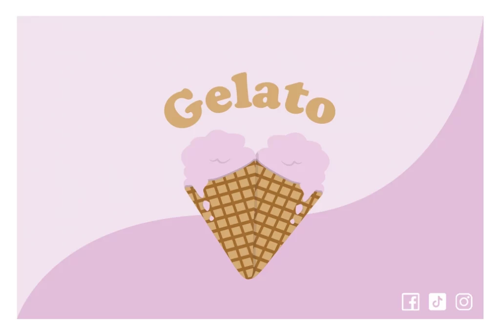 carte gelato glacier