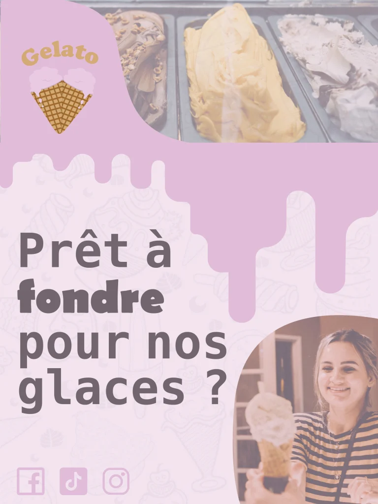 flyer facebook gelato glacier